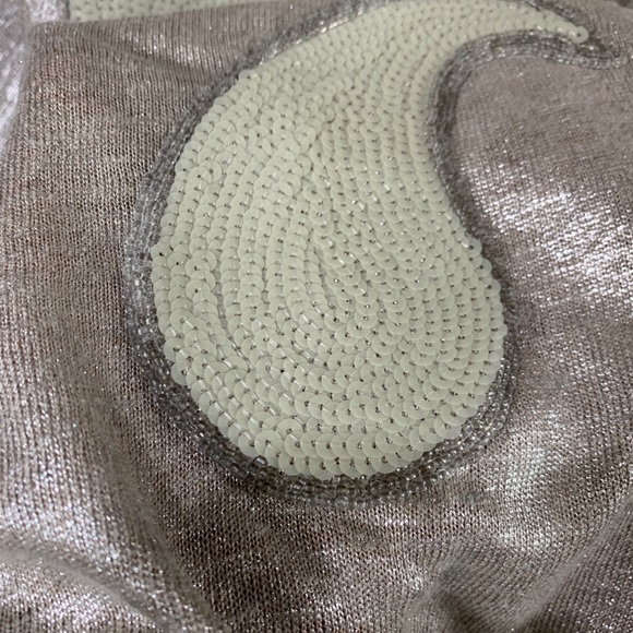 Johnny Was Biya Knit Linen Paisley Duster Sz L NWT - Picture 7 of 8